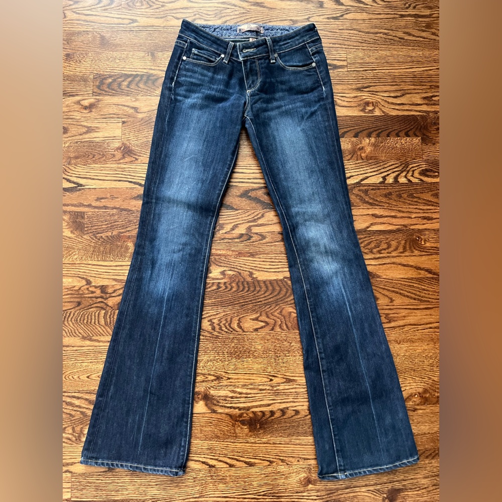 Paige denim jeans mid rise boot cut